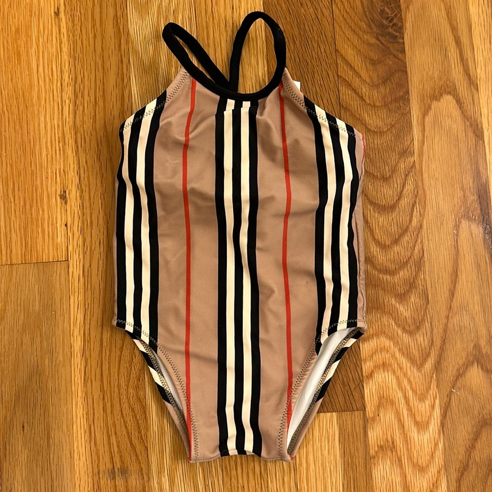 Burberry one piece bathing suit